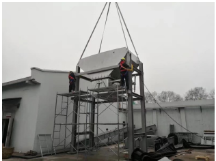 南京現(xiàn)場 皮帶機即將安裝完成！??！